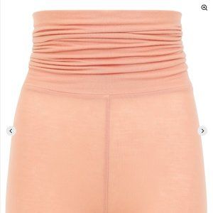 ROLLED HEM HIGH WAIST DANCE SHORT // TICKLE PINK